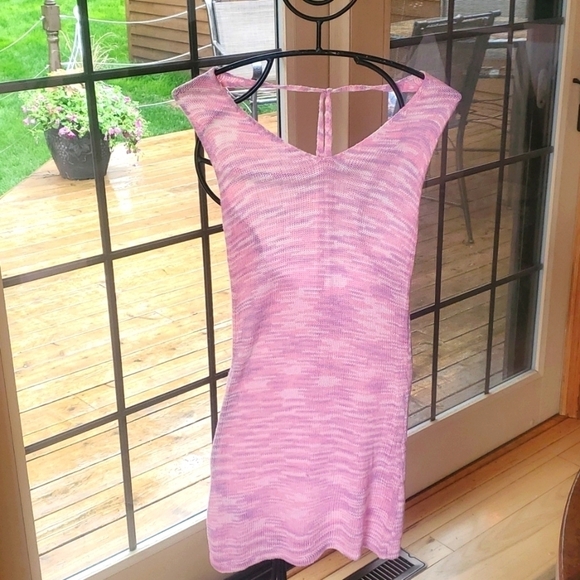 C+D+M Fitted Knitted Halter Top Soft Pinks‎ Sz. S Dress - Picture 1 of 7
